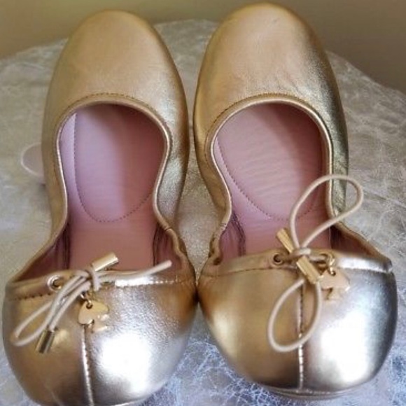 Kate Spade New York “Globe” Foldable Ballet Flats - Picture 2 of 3